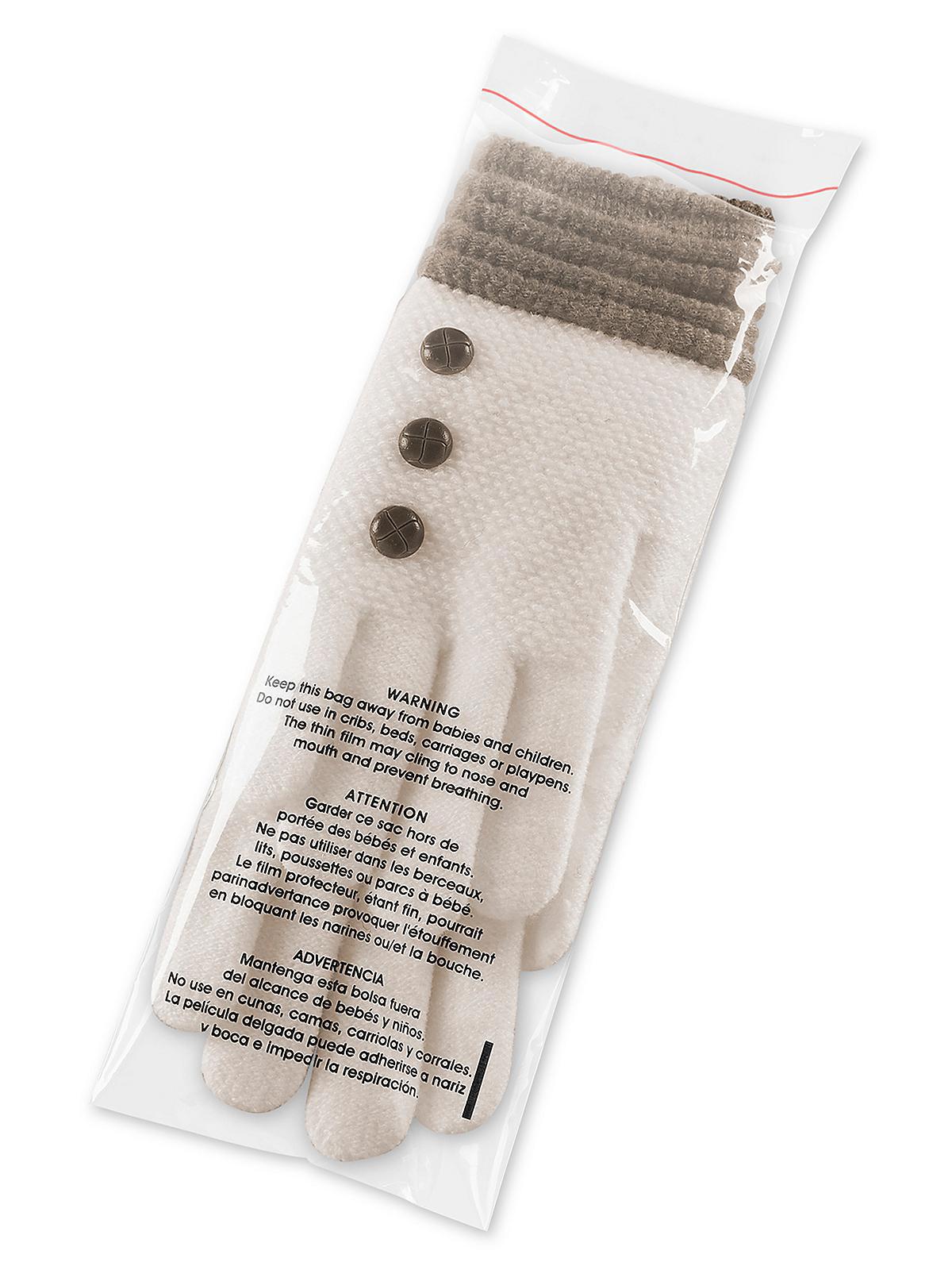 Resealable Suffocation Warning Bags - 1.