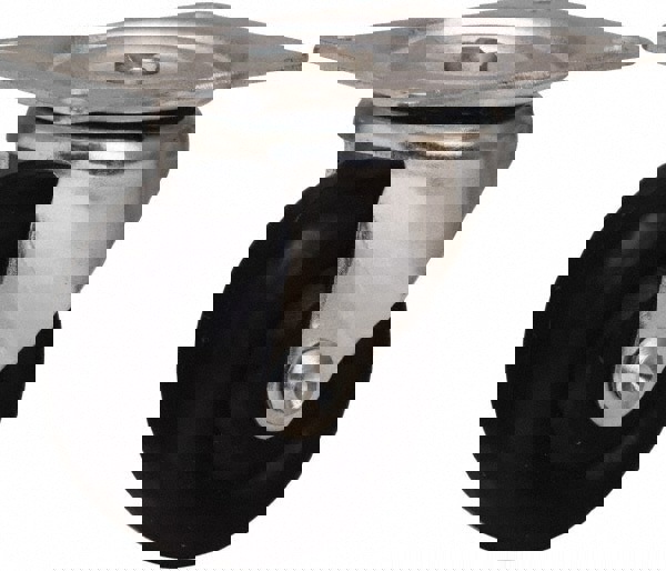 Swivel Top Plate Caster: Polyolefin, 3