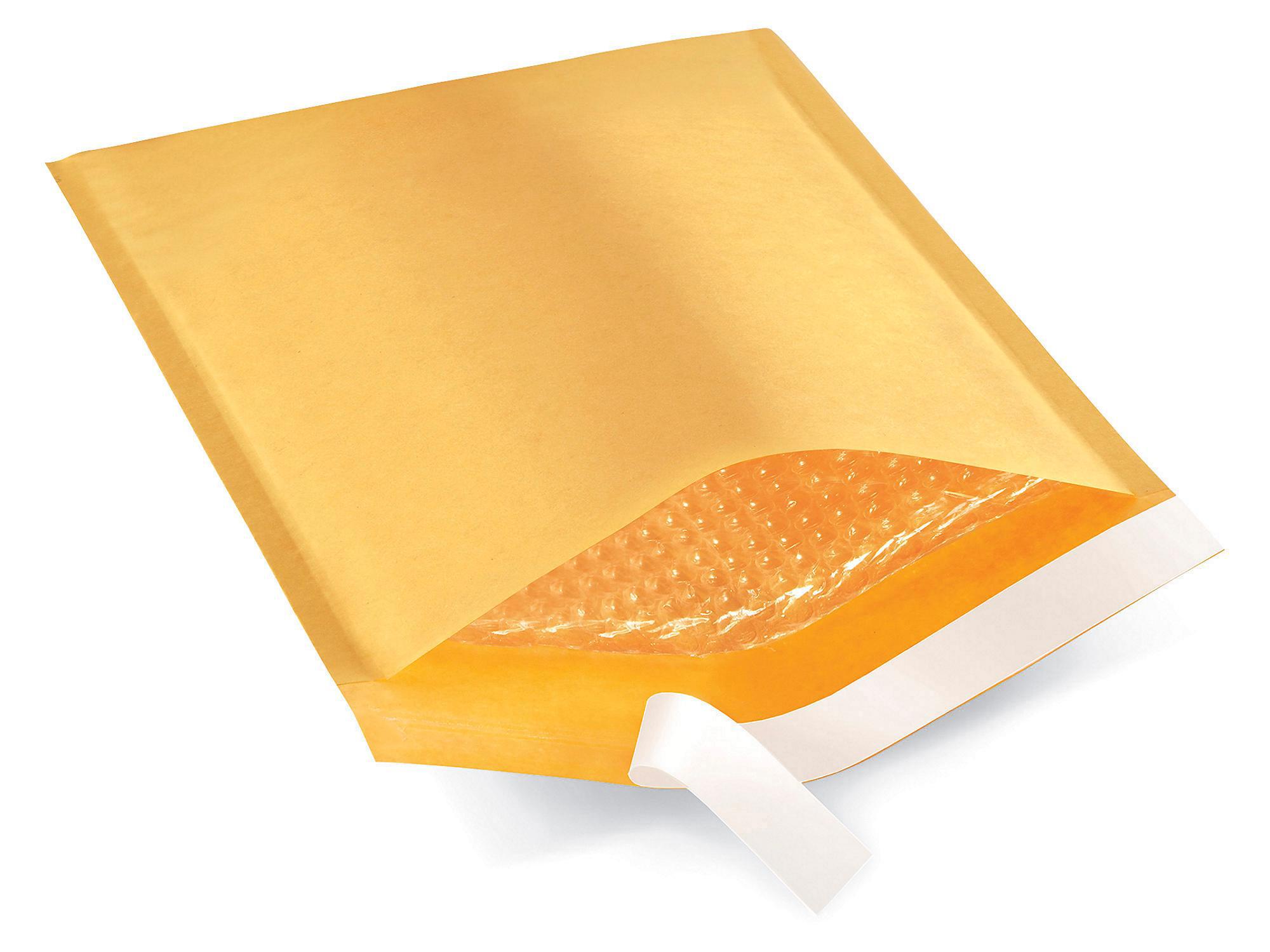 Uline Economy Gold Bubble Mailers #2 - 8