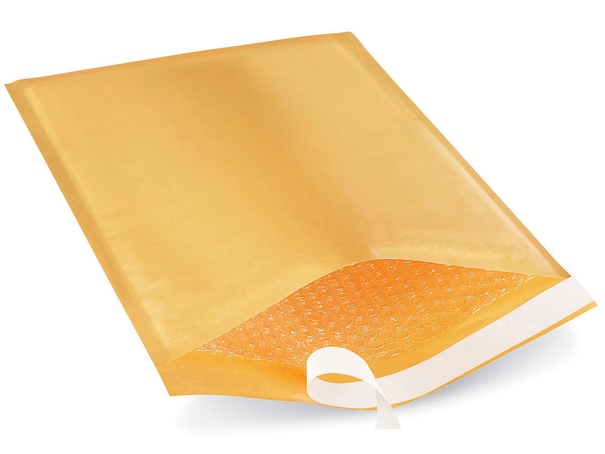 Uline Economy Gold Bubble Mailers #5 - 1