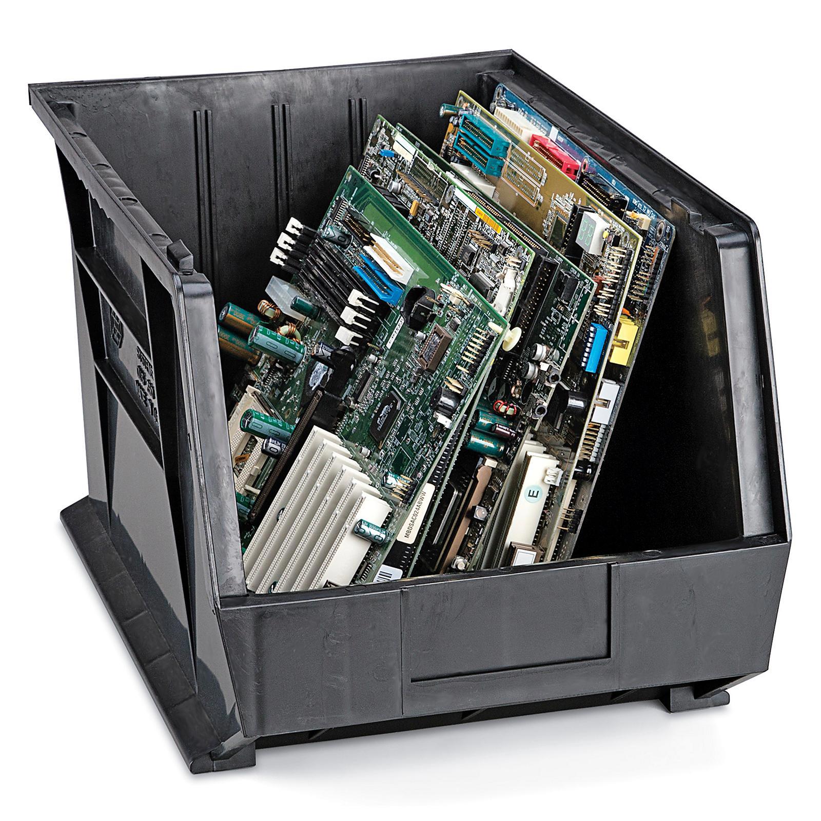 Plastic Conductive Stackable Bins - 18 x