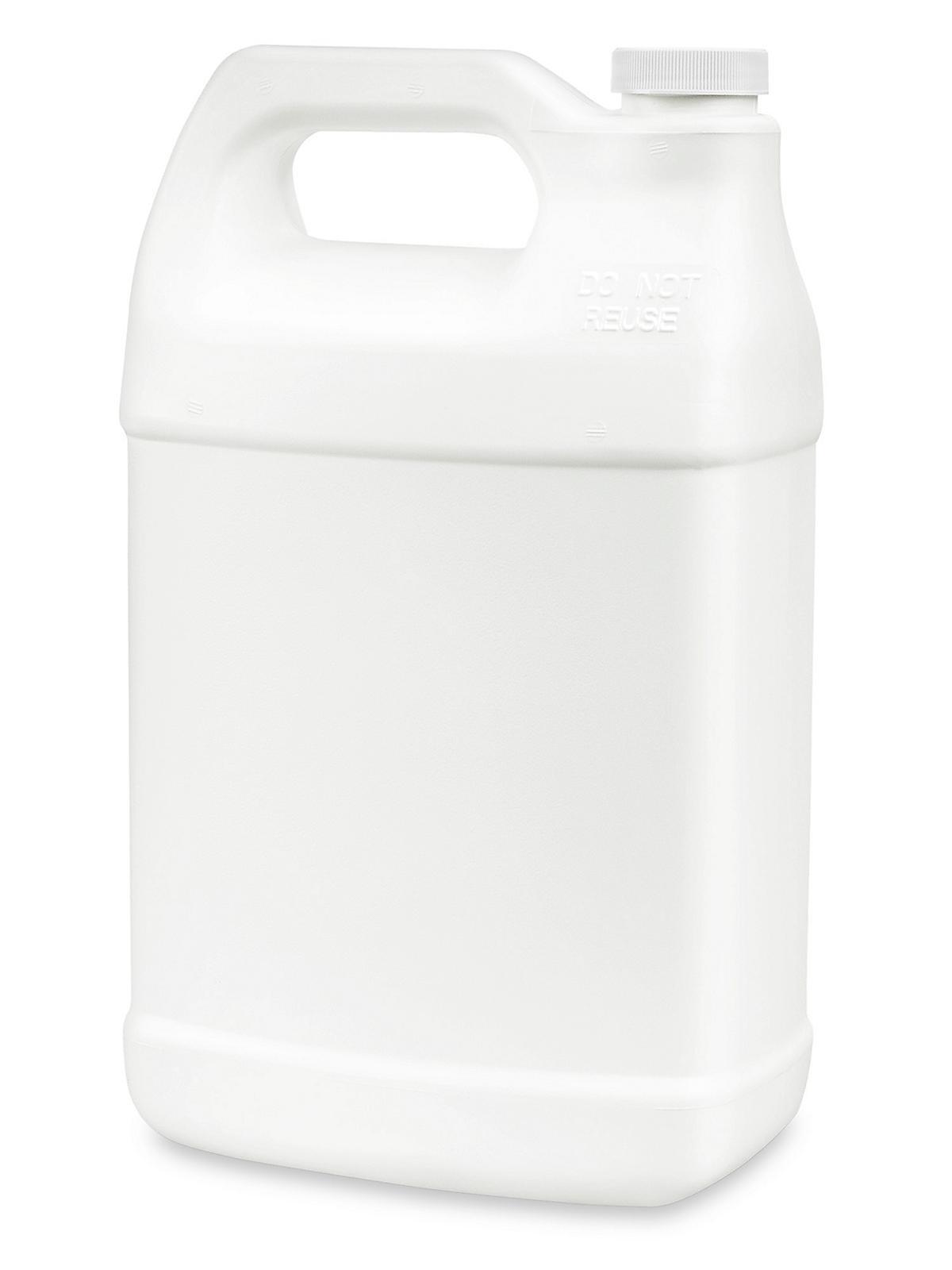 Fluorinated F-Style Jugs - 1 Gallon, Whi