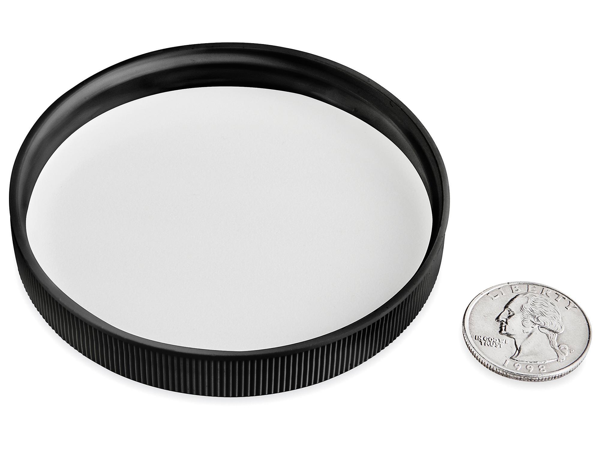 Polypropylene Caps - 83 400, Black. Sold