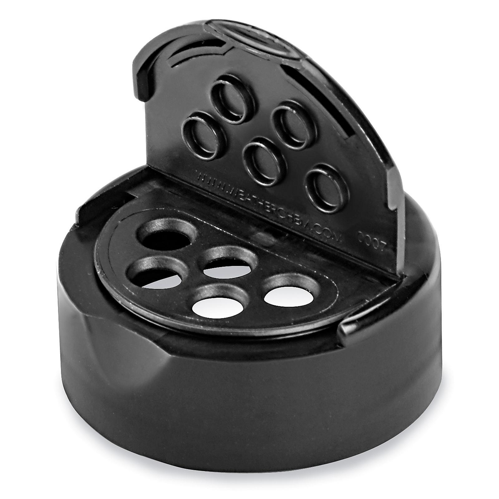 Spice Jar Caps - 38 485, Unlined, Black.