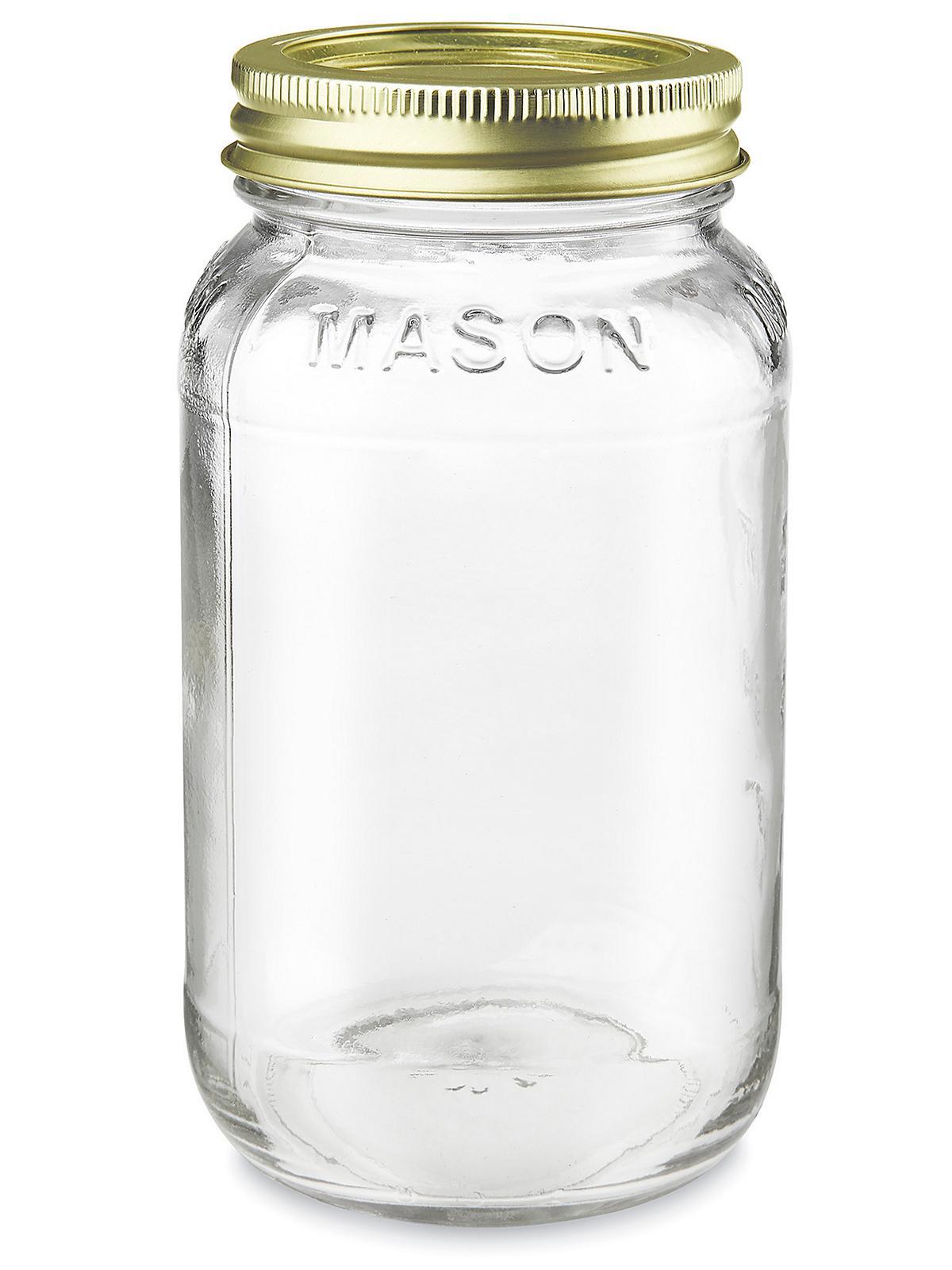 Standard Glass Canning Jars - 24 oz. Sol