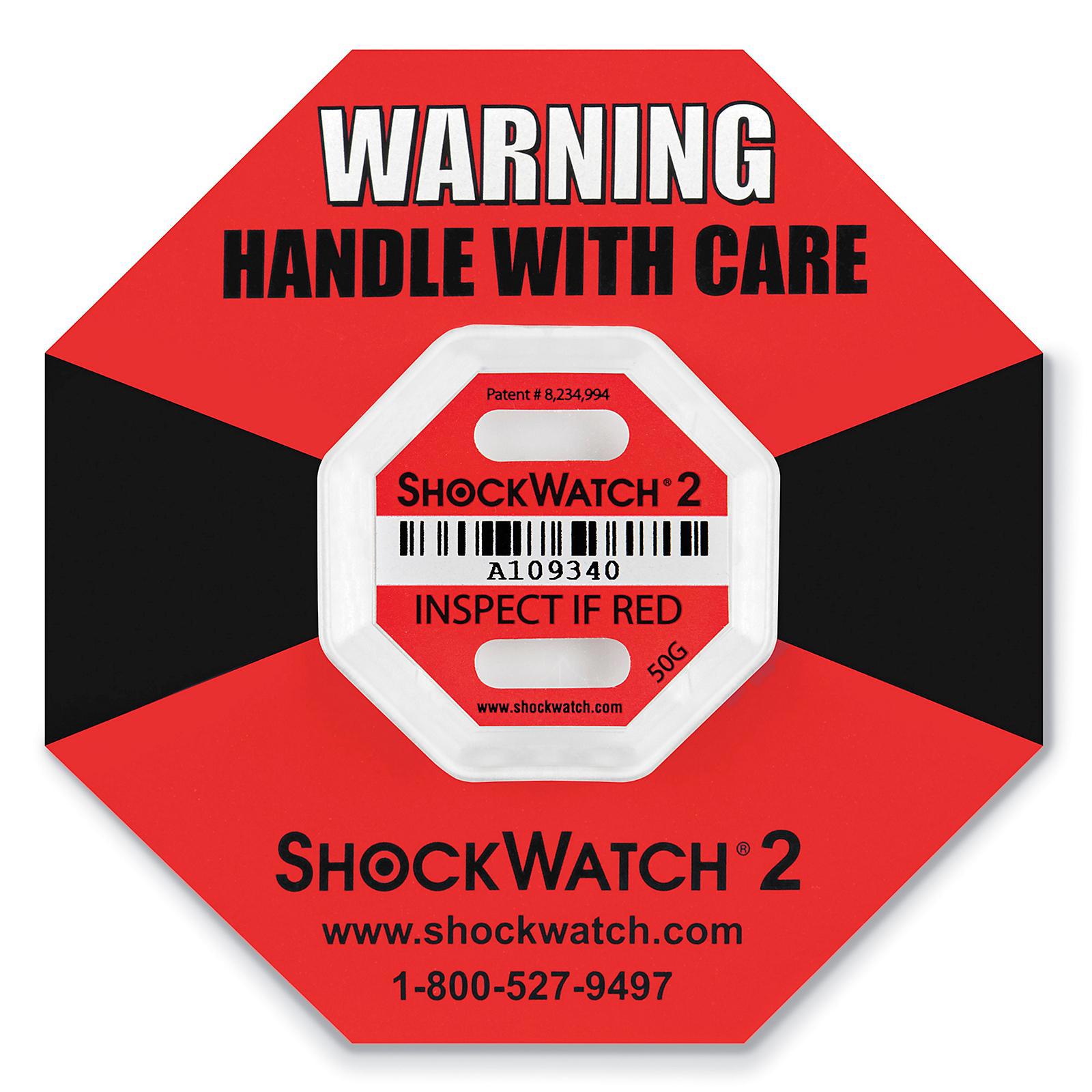 ShockWatch 2 Indicators - 50G. Sold in