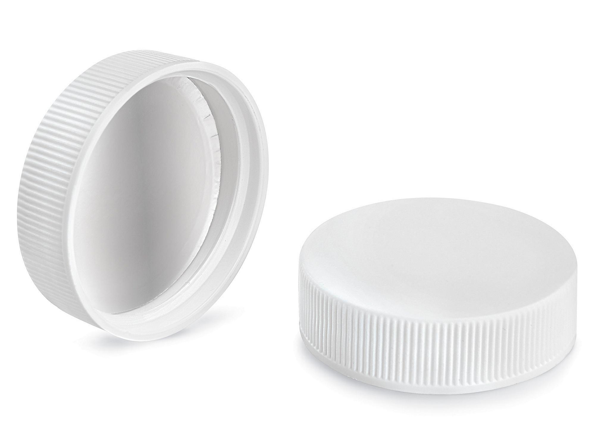 Induction Seal Caps - 38 400, White. Sol