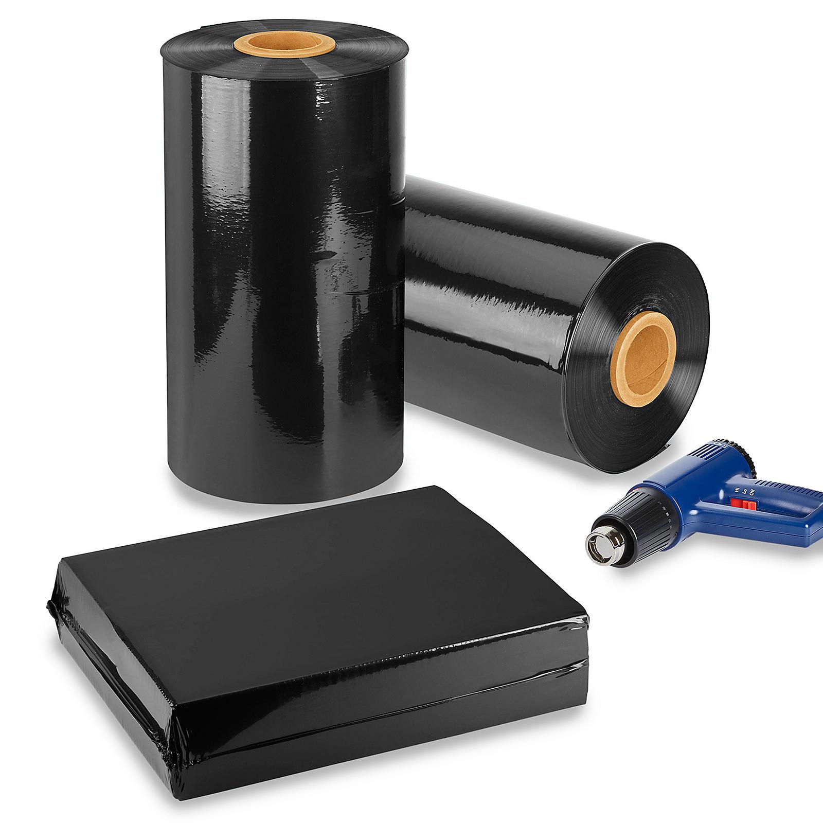 Black Shrink Film Roll - 200 gauge, 18