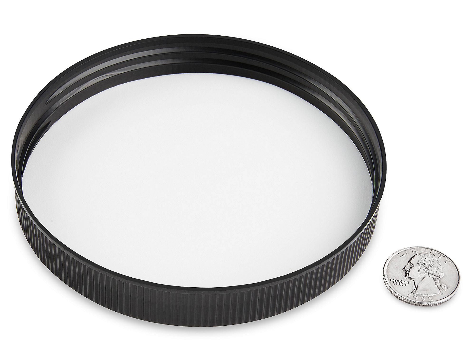 Polypropylene Caps - 120 400, Black. Sol