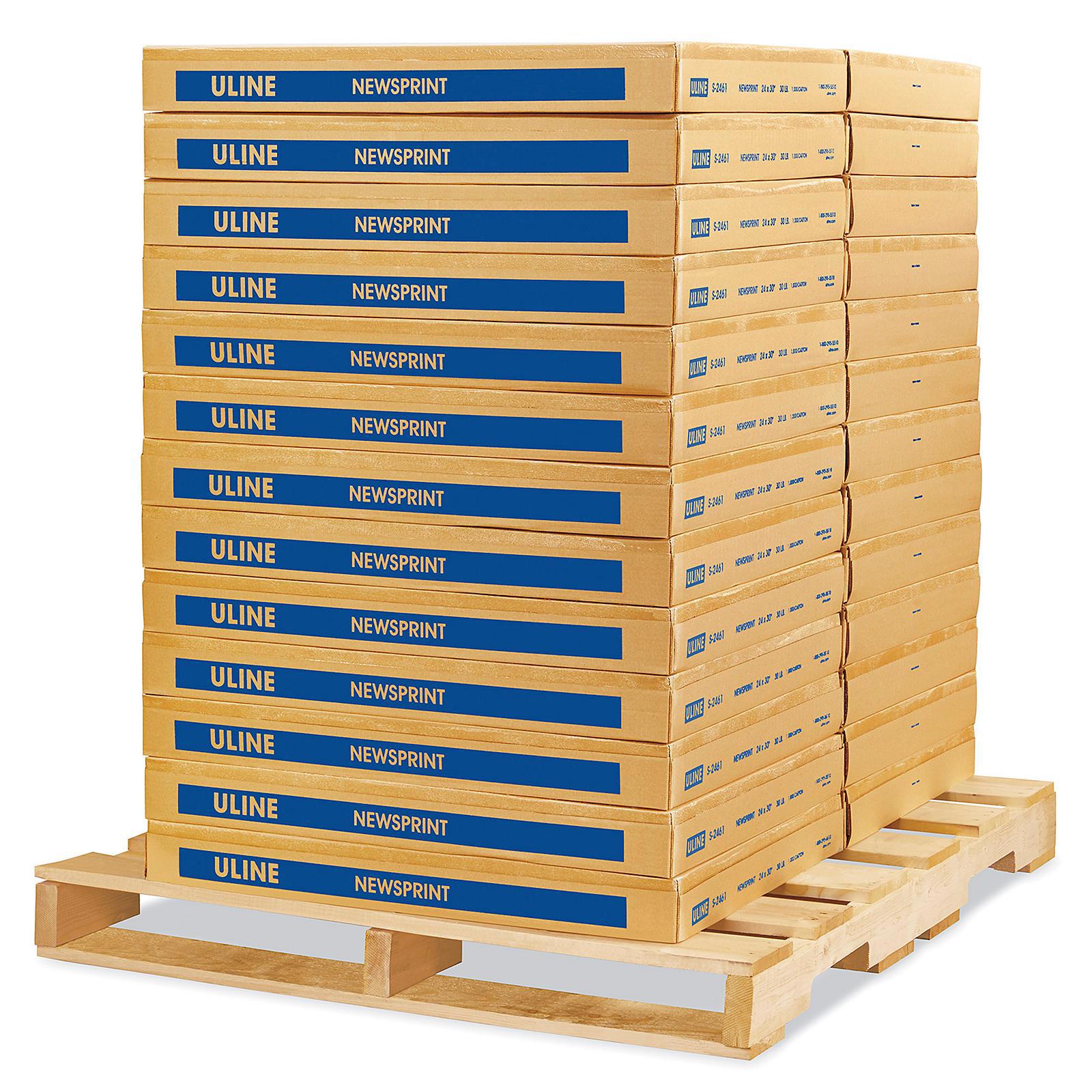 Newsprint Sheets Skid Lot - 24 x 30