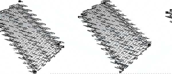 Wire Shelving: Use With NuLine Units