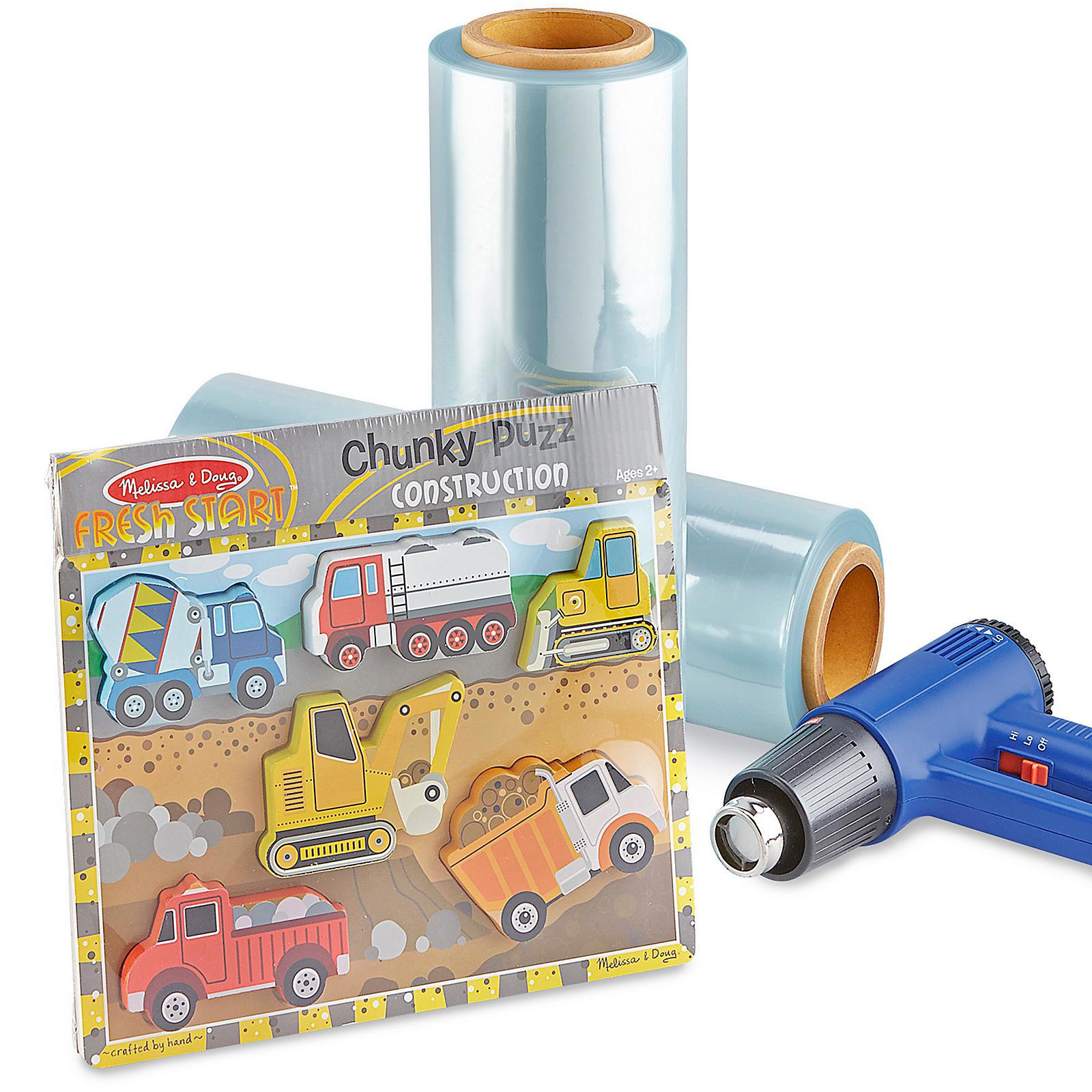 Uline PVC Shrink Film Roll - 75 gauge, 1