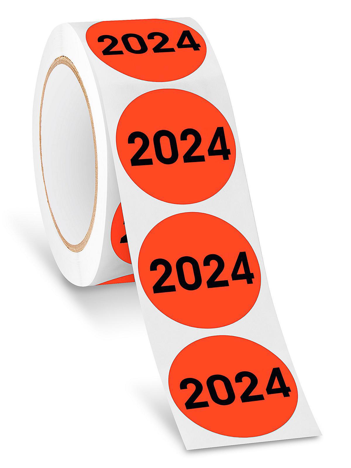 Year Inventory Labels - 