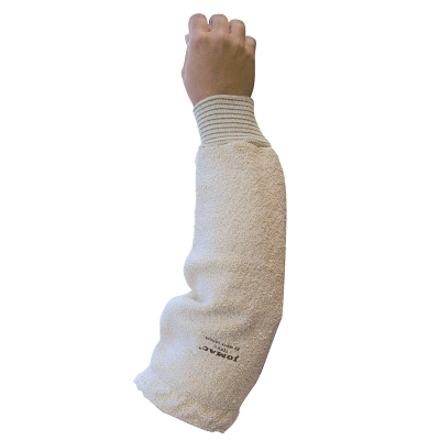 Heat-Resistant Sleeves: Size Universal, Cotton, White
