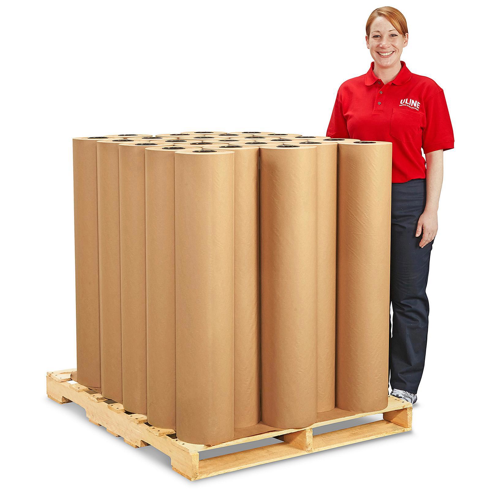 40 lb Kraft Paper Roll Skid Lot - 40