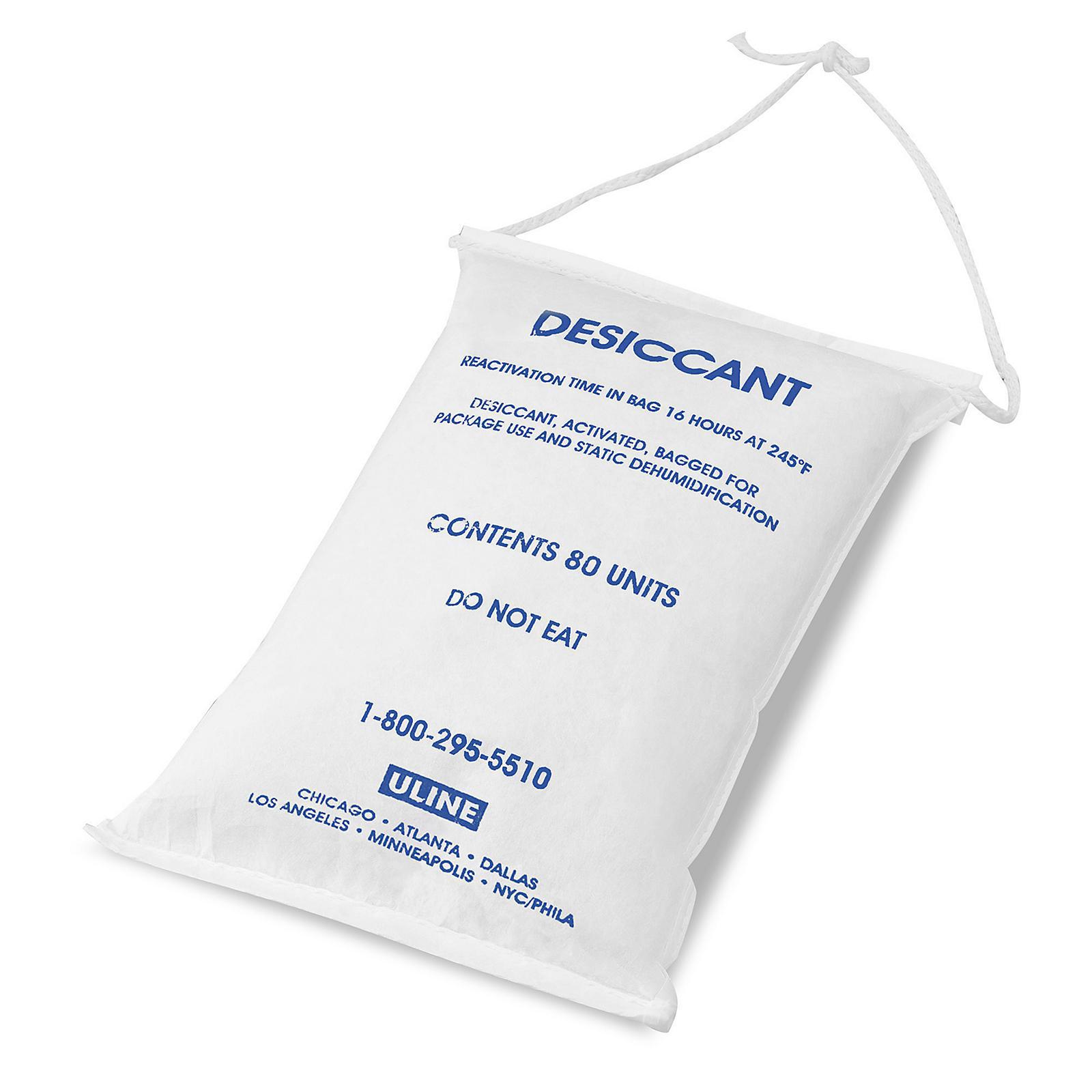 String Sewn Clay Desiccants - Unit Size
