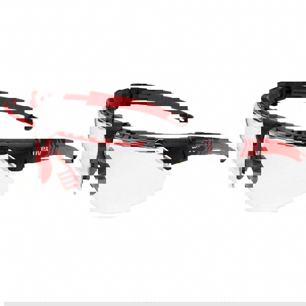 Safety Glass: Scratch-Resistant, Polycarbonate, Clear Lenses, Full-Framed, UV Protection