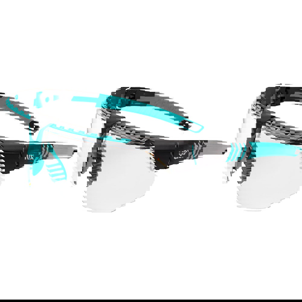 Safety Glass: Anti-Fog, Polycarbonate, Clear Lenses, Full-Framed, UV Protection