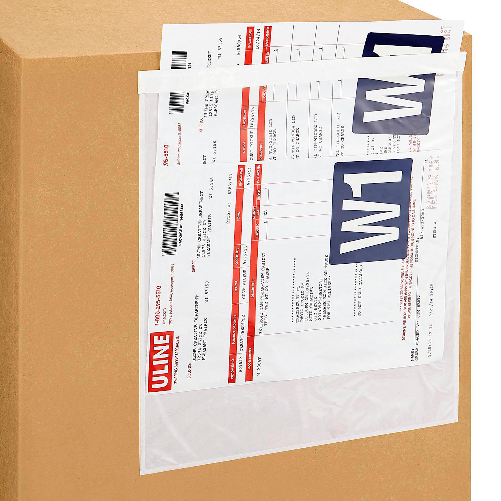 Top Loading Packing List Envelopes - Cle