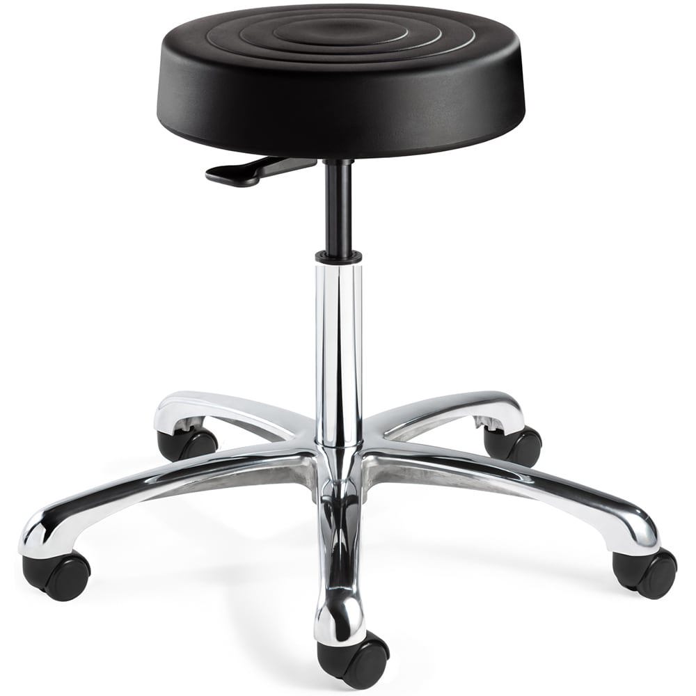 Adjustable Height Swivel Stool: Polyurethane, 14
