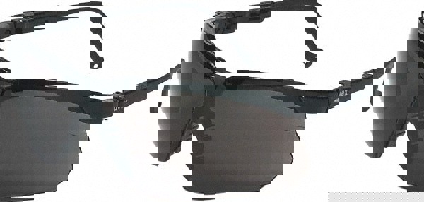 Safety Glass: Anti-Fog & Scratch-Resistant, Polycarbonate, Dark Gray Lenses, Full-Framed, UV Protection