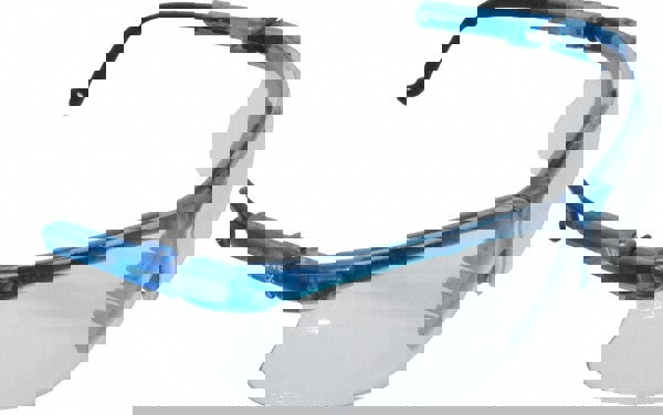 Safety Glass: Scratch-Resistant, Polycarbonate, Clear Lenses, Full-Framed, UV Protection