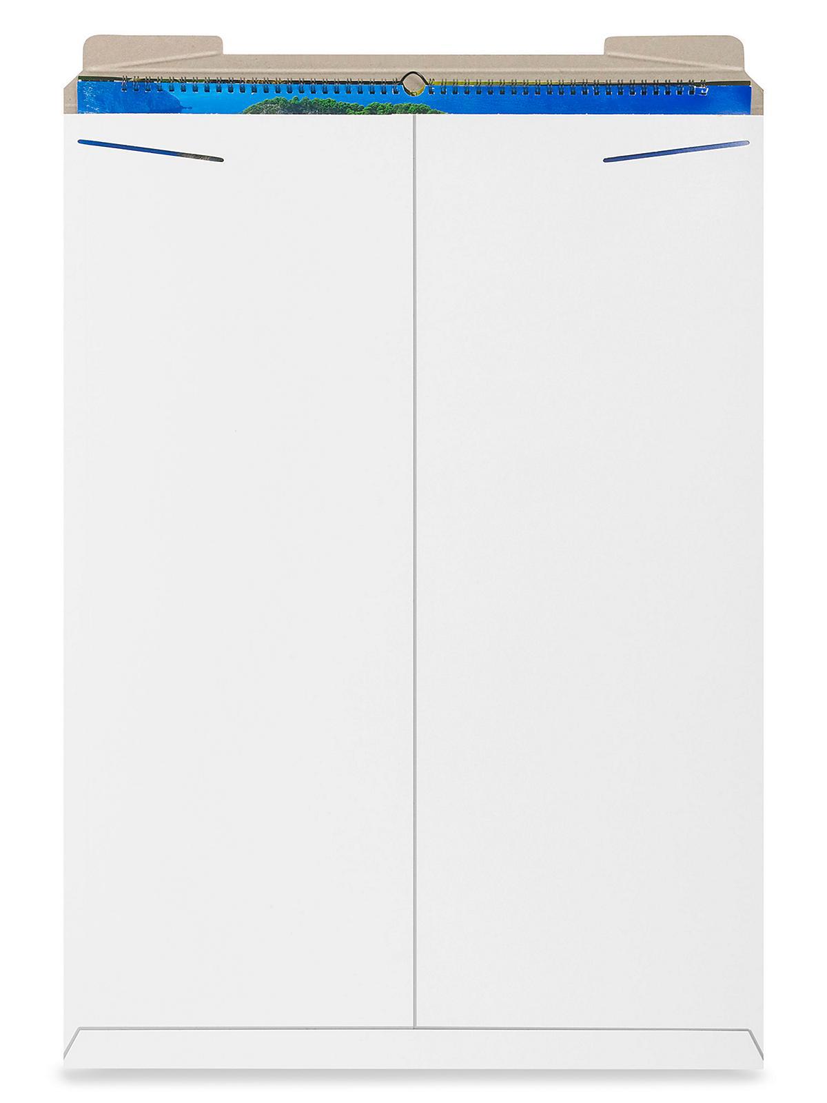 White Tab Locking Stayflats #12 - 20 x