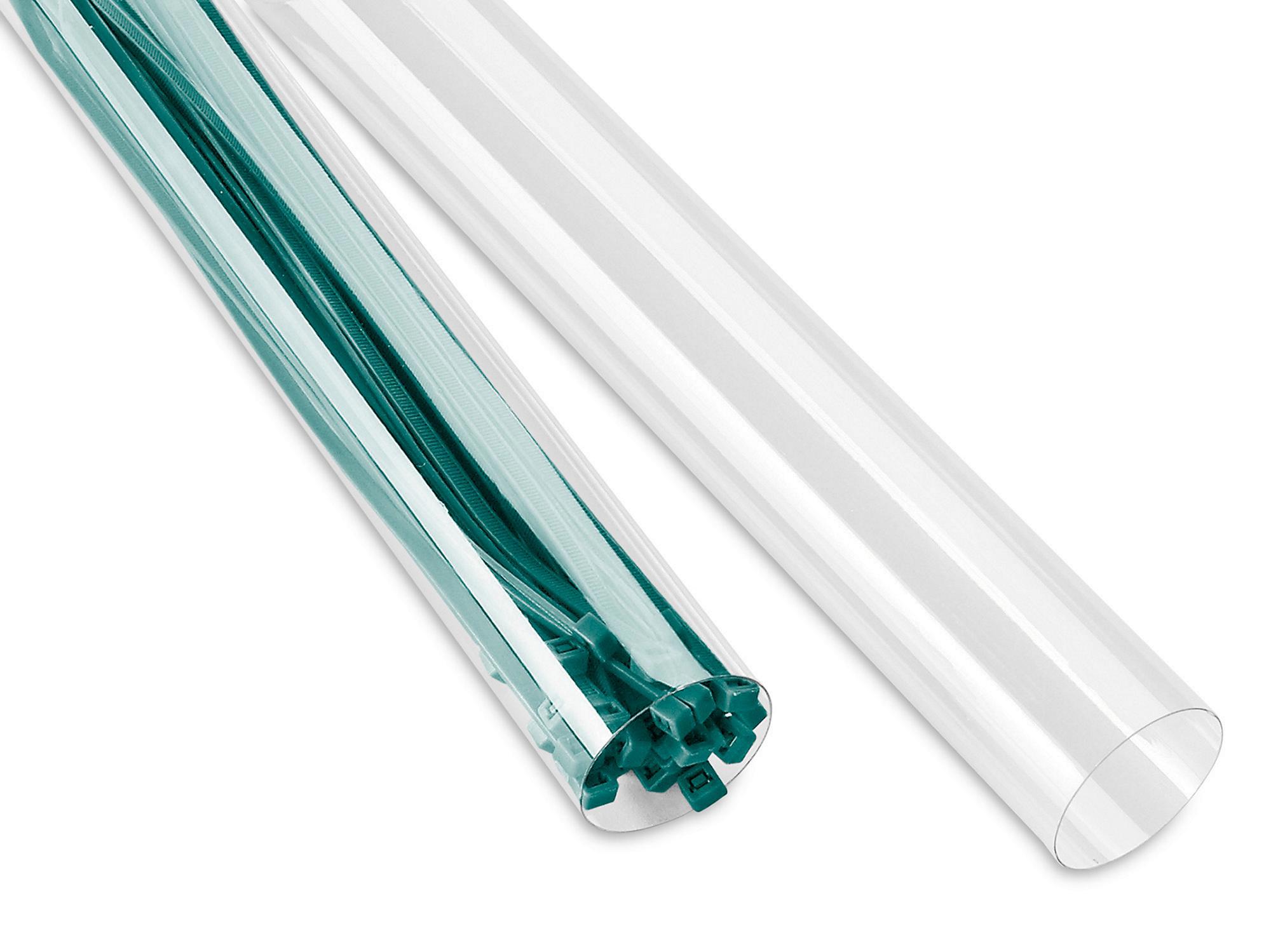 Clear Plastic Tubes - 1 1 2 x 8 3 4