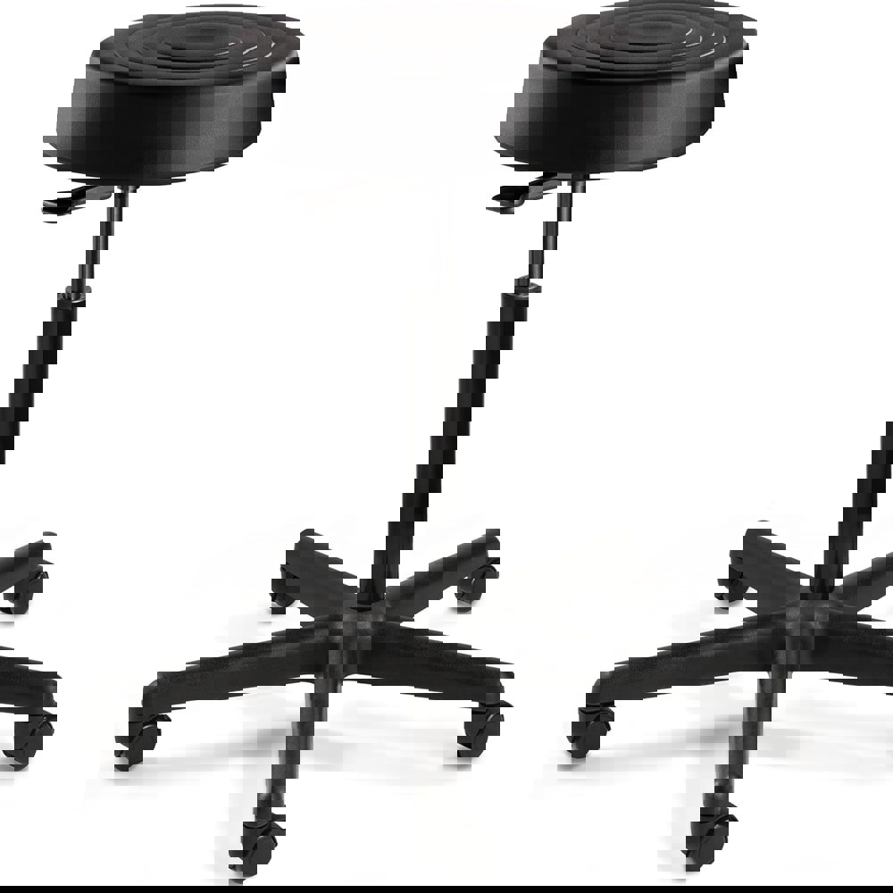 Adjustable Height Swivel Stool: Polyurethane, 14