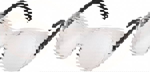 Safety Glass: Anti-Fog, Polycarbonate, Clear Lenses, Frameless, UV Protection