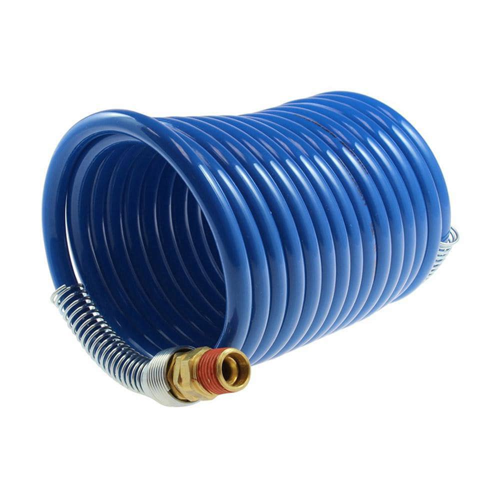 Coiled & Self Storing Hose: 3/8