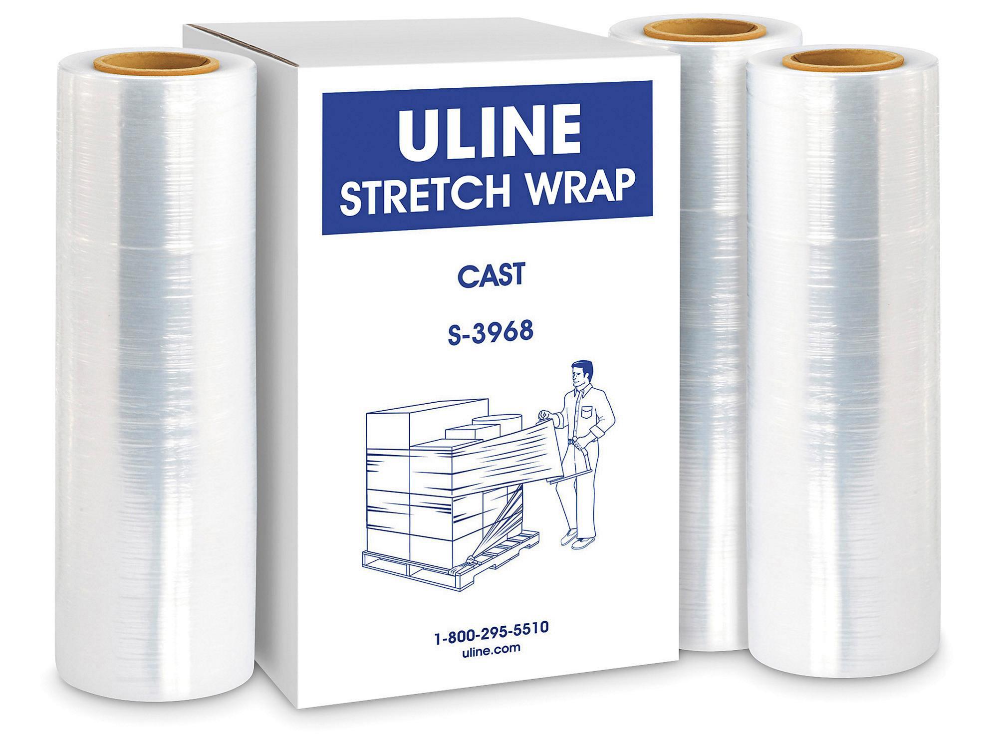 Uline Stretch Wrap - Cast, 120 gauge, 18