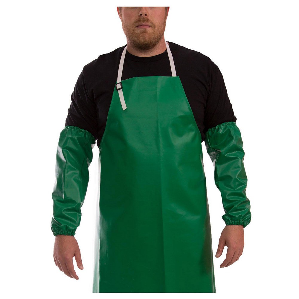 Sleeves; Size: 18 in ; Product Type: Chemical Resistant Sleeves ; Material: PVC on 150D Polyester ; Thumb Hole: No ; Seam Style: Heat Sealed