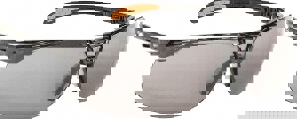 Safety Glass: Scratch-Resistant, Gray Lenses, Frameless