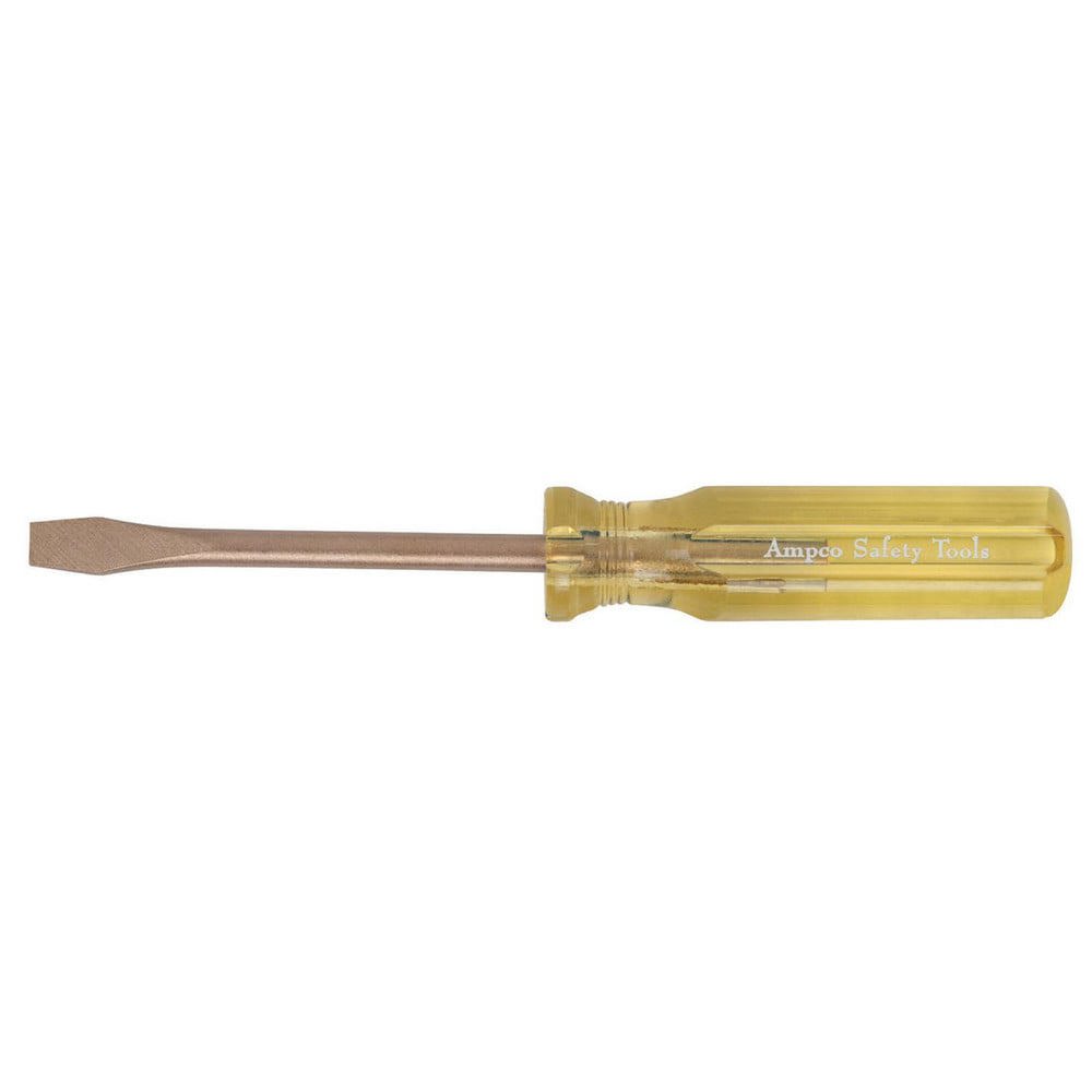 Slotted Screwdrivers; Blade Width (Inch): 1/4in ; Blade Length (Inch): 1-1/2in ; Overall Length (Decimal Inch): 5.0000 ; Handle Type: Acetate ; Handle Length (Decimal Inch): 3-1/2in ; Handle Color: Yellow