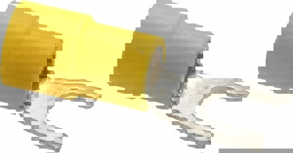 Standard Fork Terminal: Fully Insulated, #10 Stud, Crimp