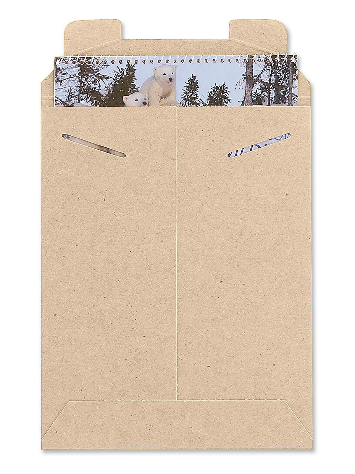 Kraft Tab Locking Stayflats #10 - 7 x 9