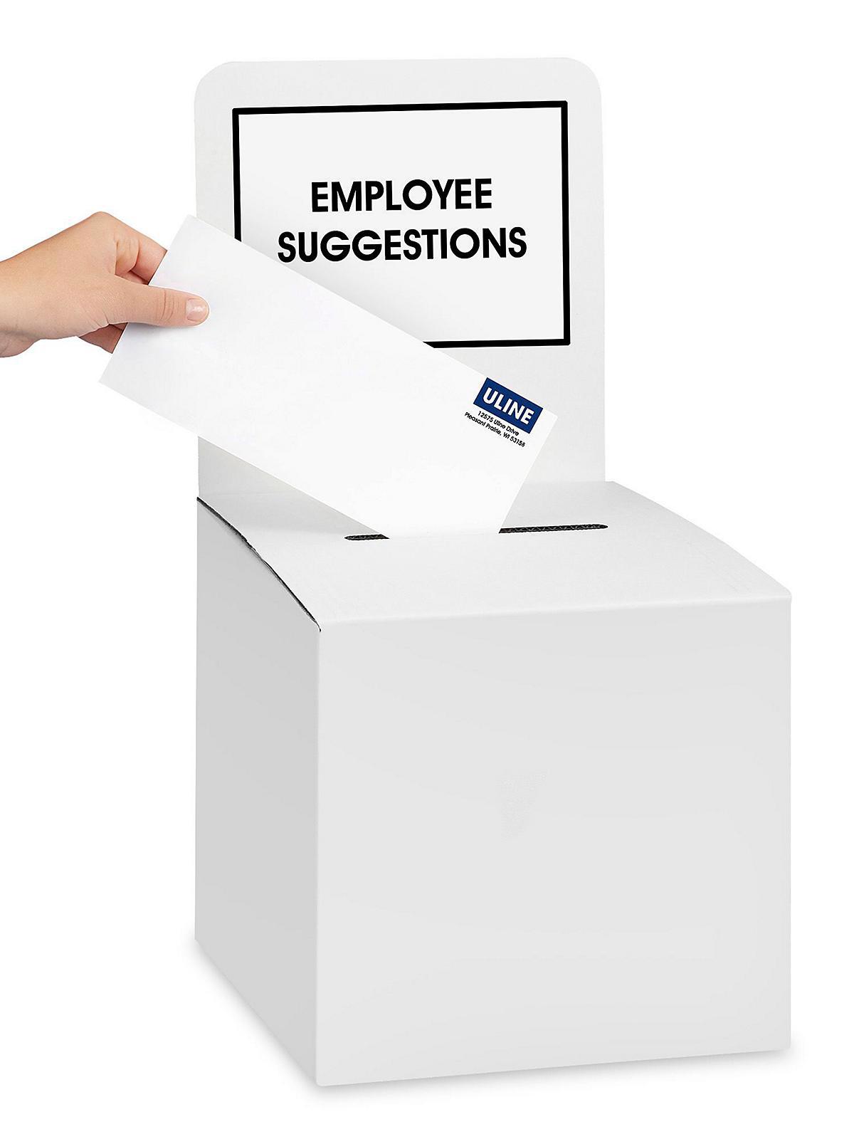 Corrugated Ballot Boxes - 10 x 10 x 10