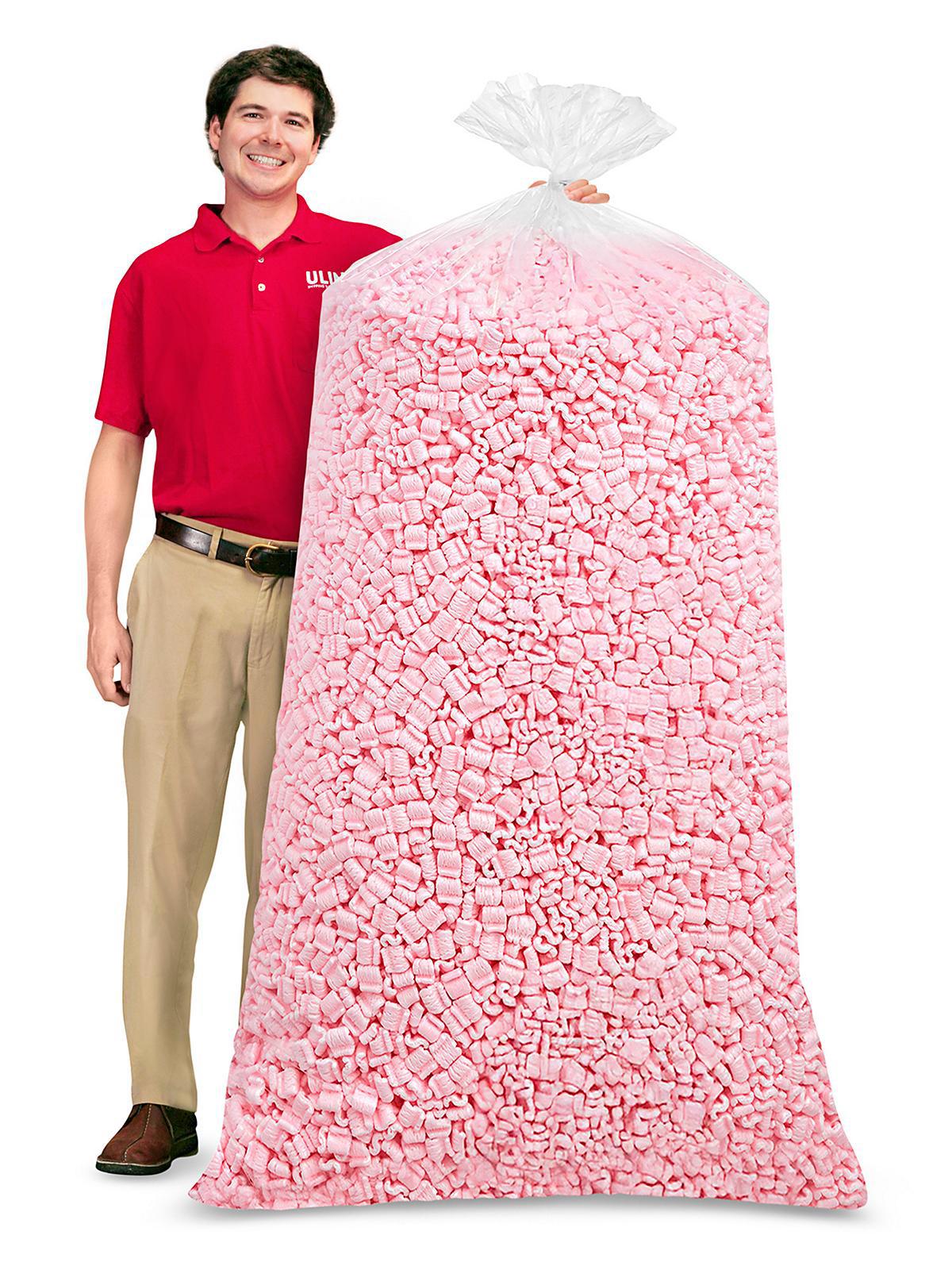 Anti-Static Peanuts - Pink, 20 Cu. Ft. B