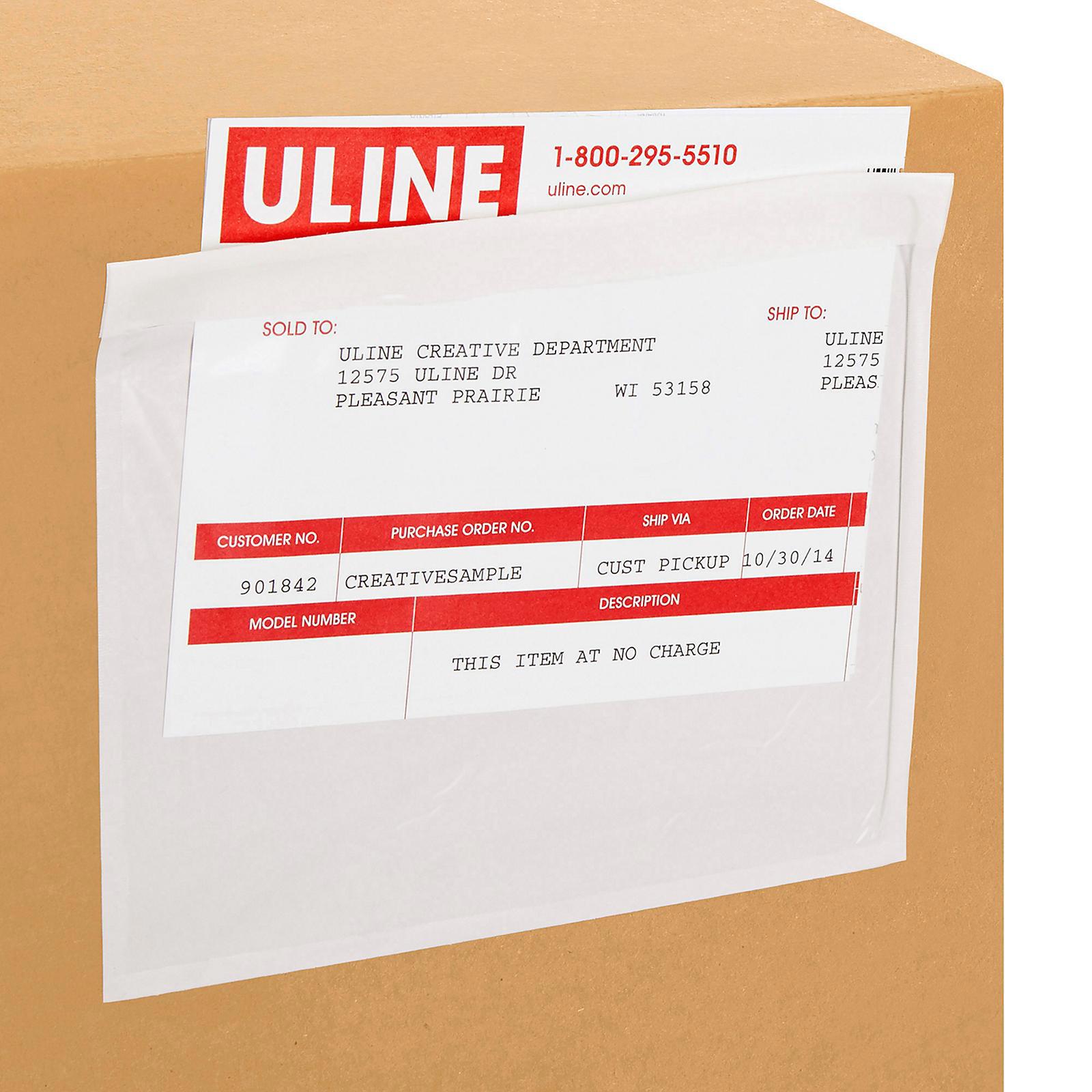 Top Loading Packing List Envelopes - Cle