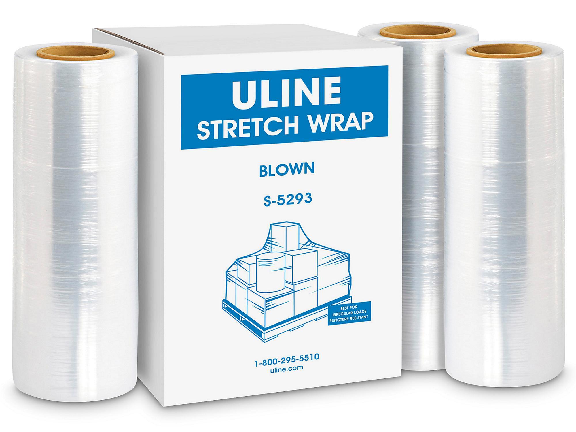 Uline Stretch Wrap - Blown, 60 gauge, 15