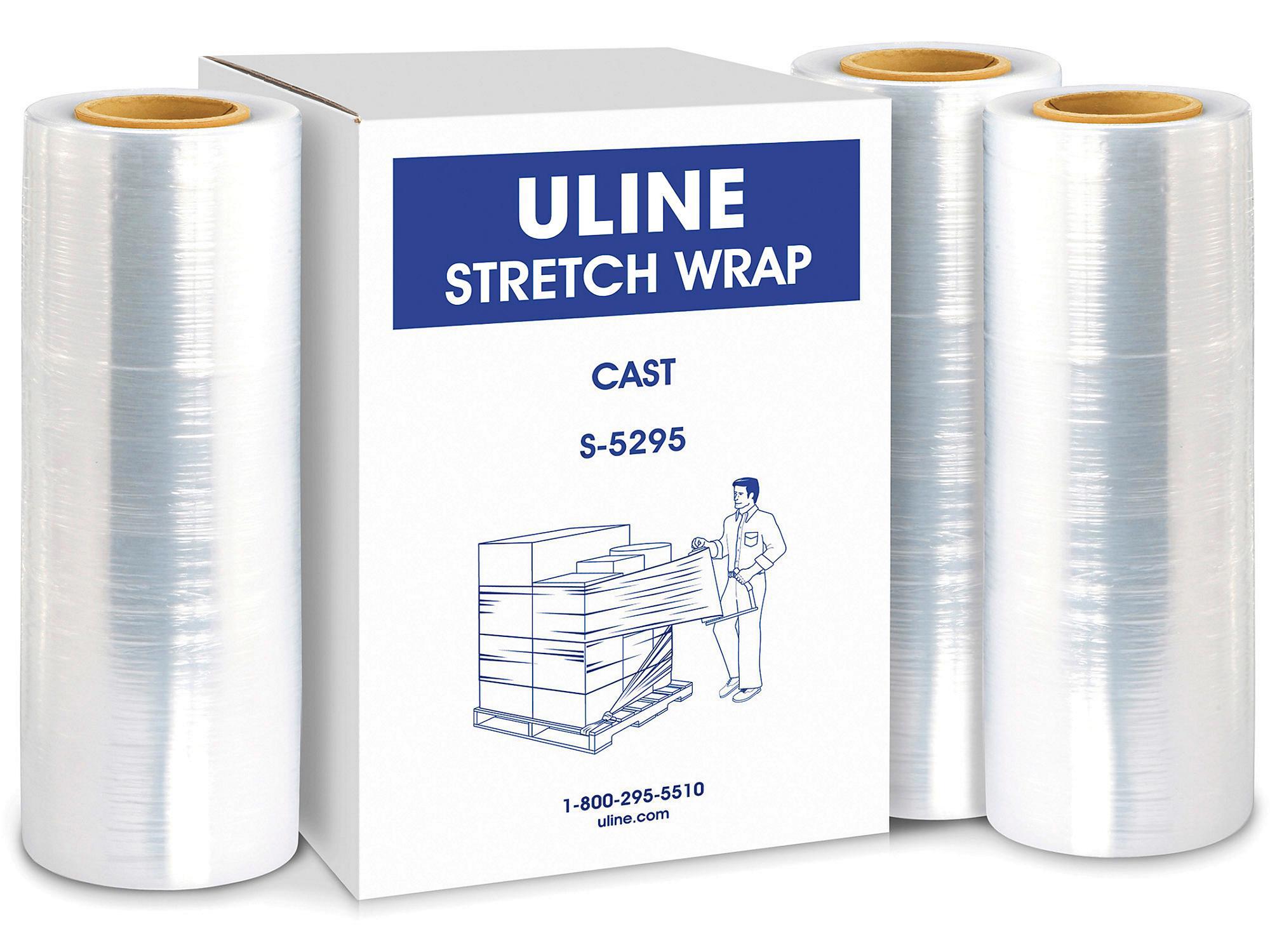 Uline Stretch Wrap - Cast, 120 gauge, 15