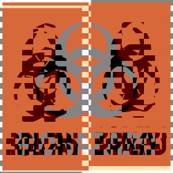 Hazardous Material Label: 