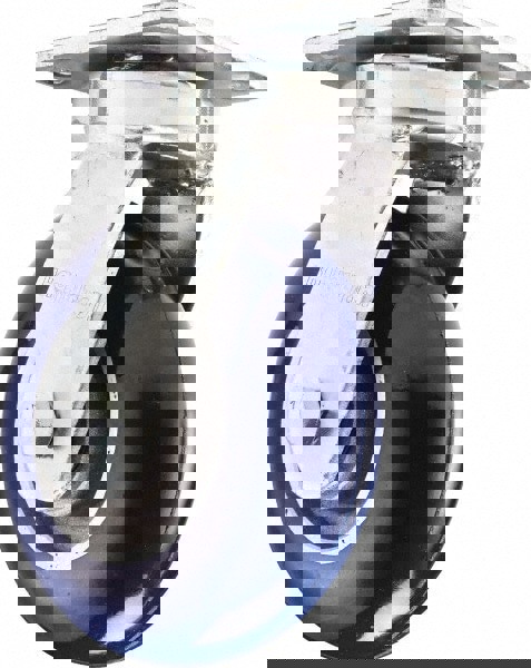 Swivel Top Plate Caster: Polyurethane, 6