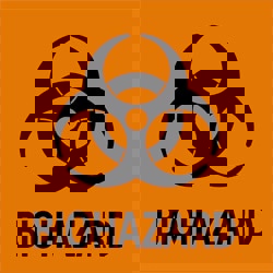 Chemical & Hazardous Material Sign: Square, 