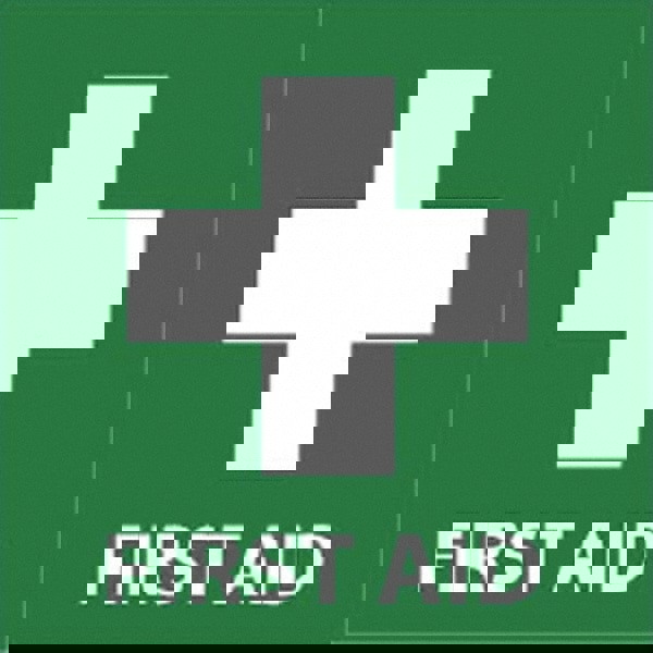 First Aid Sign: Square, 