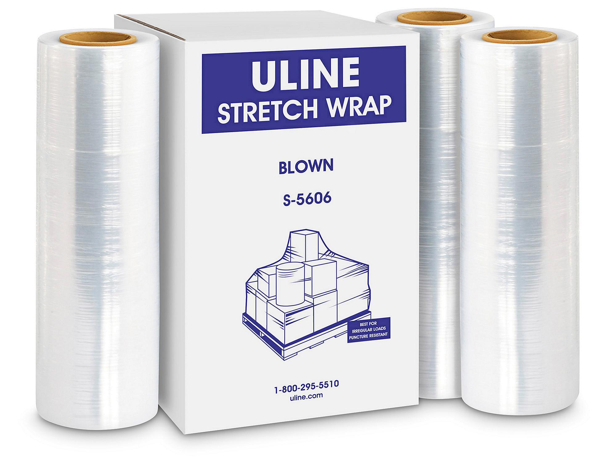 Uline Stretch Wrap - Blown, 120 gauge, 1