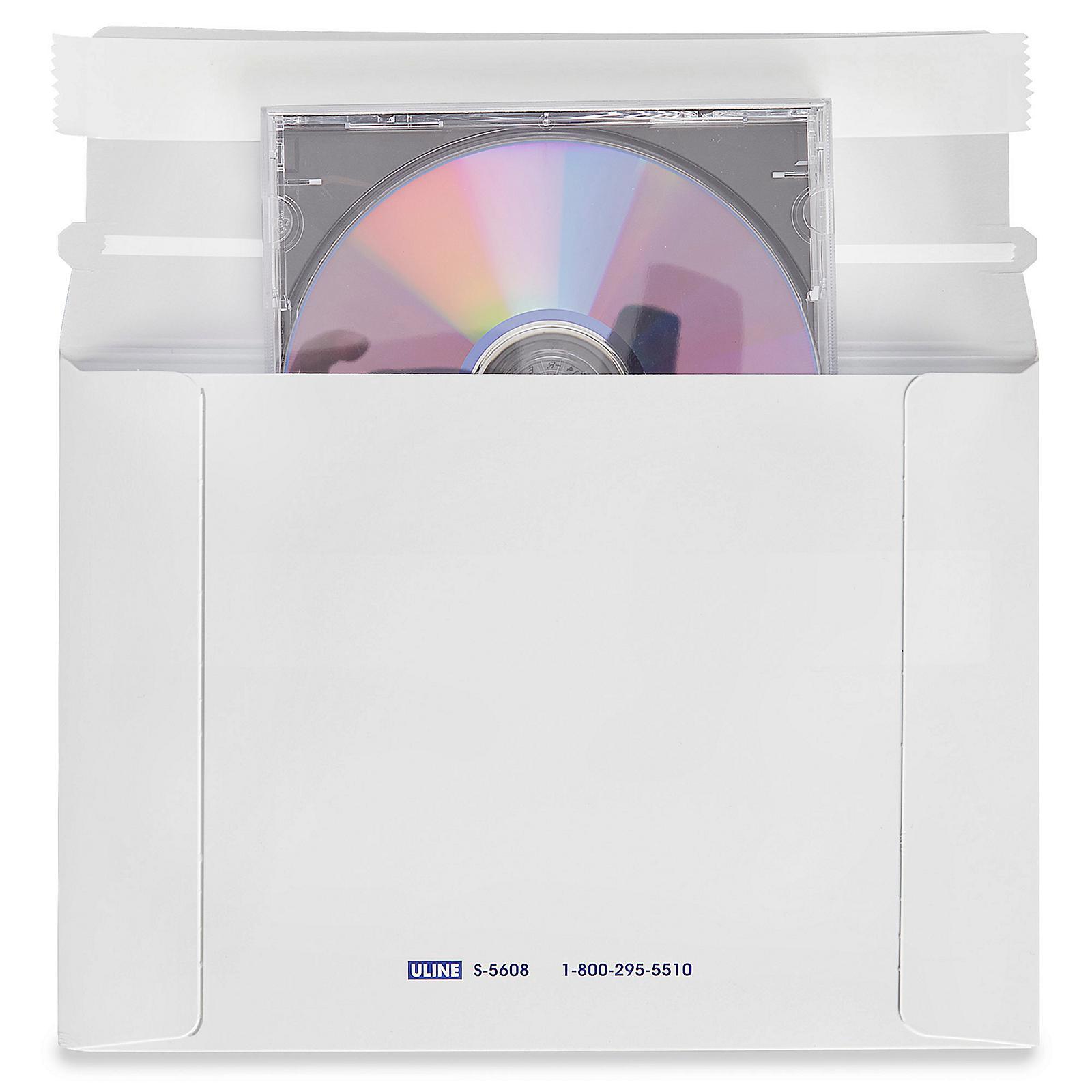 Self-Seal Anti-Static Disc Mailers - 6 x