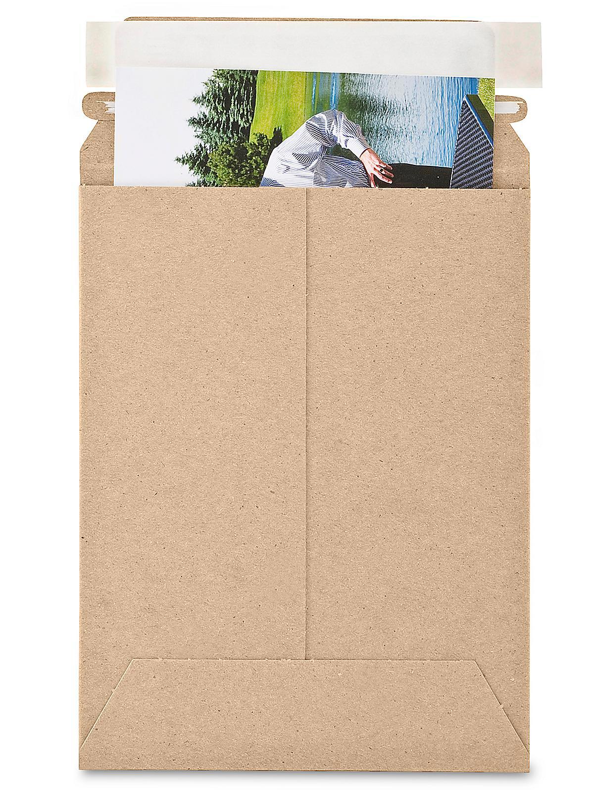 Kraft Self-Seal Stayflats #1 - 6 x 8