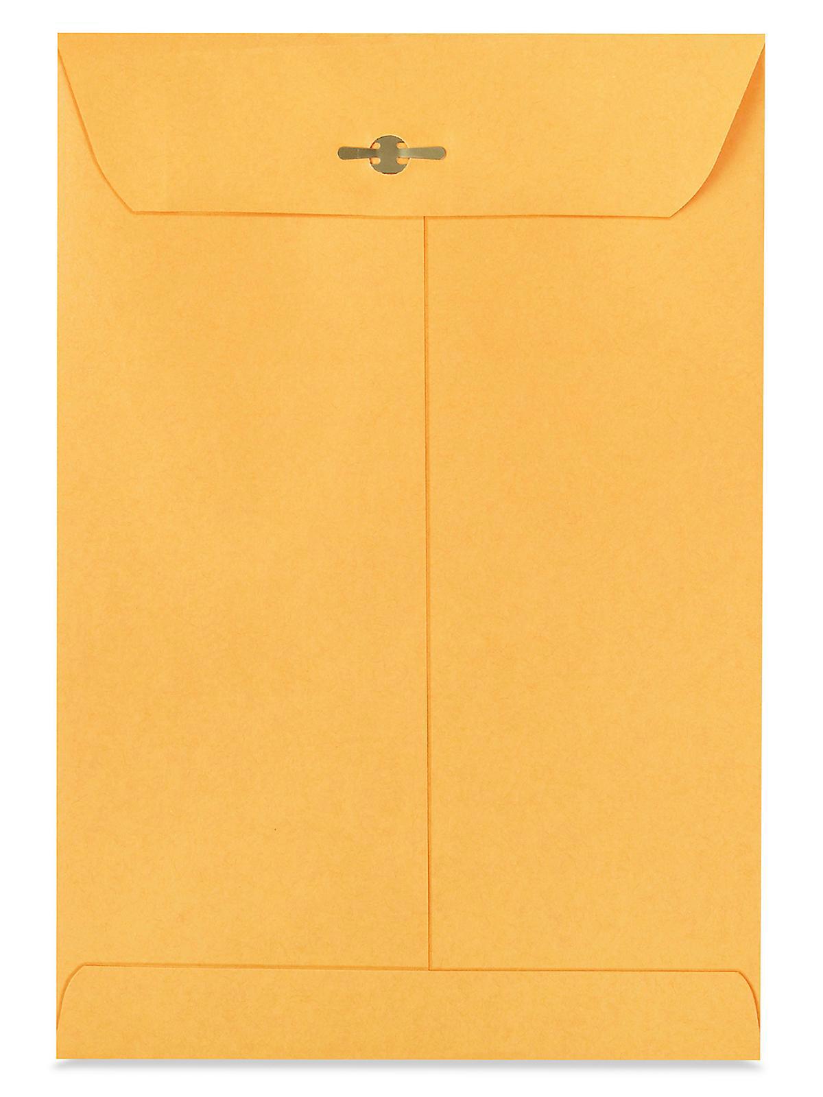 Kraft Clasp Envelopes - 6 1 2 x 9 1 2